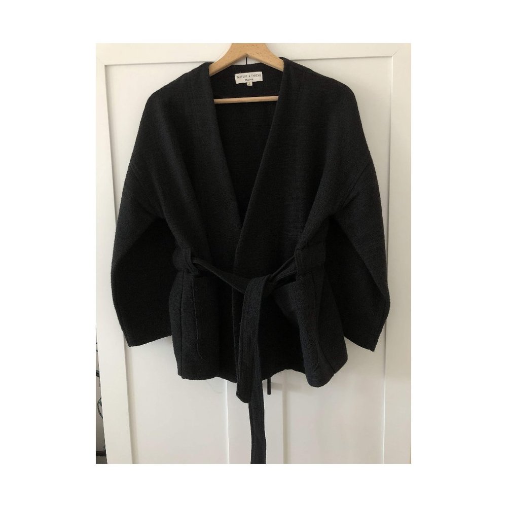 Madewell Cotton Wrap tunic jacket M